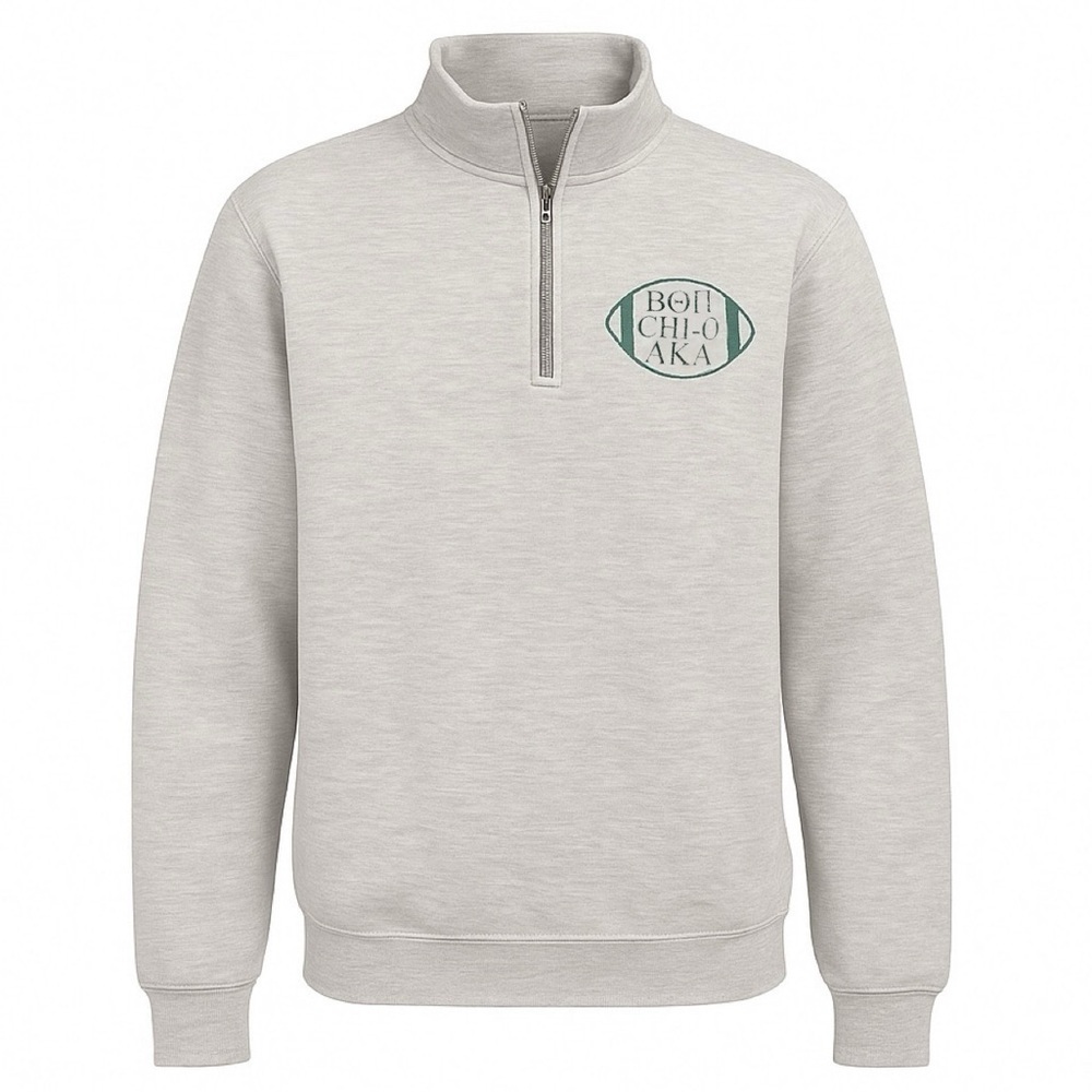 Gray Ohio University Homecoming 2008 Quarter-Zip Pullover